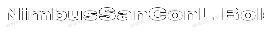 NimbusSanConL Bold字体转换